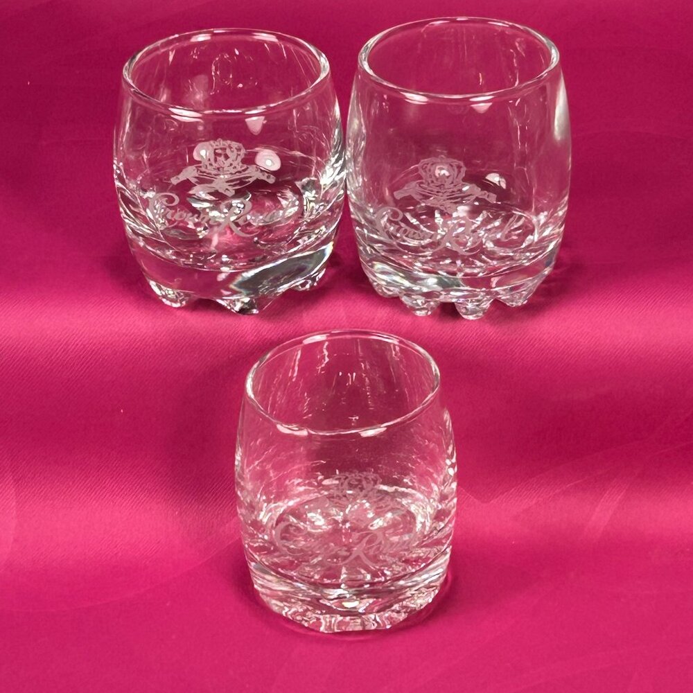 set of 3 Crown Royal 2oz shot glasses